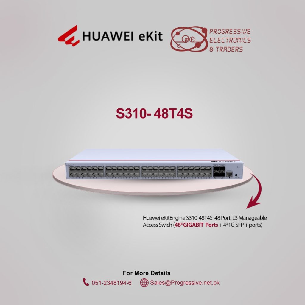Huawei S310-48T4S 48 Port 4xGE SFP ports 4 SFP ports 19" mount Managed ...
