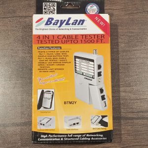 4 in 1 Cable Tester Tested upto 1400ft Brand BayLan